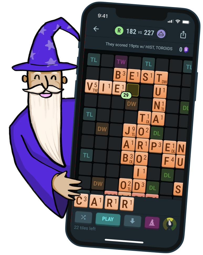 Words 2 Wizard Game